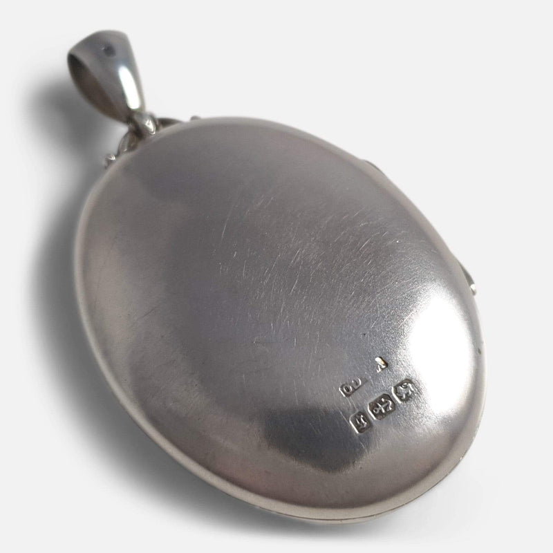 the locket viewed from the back