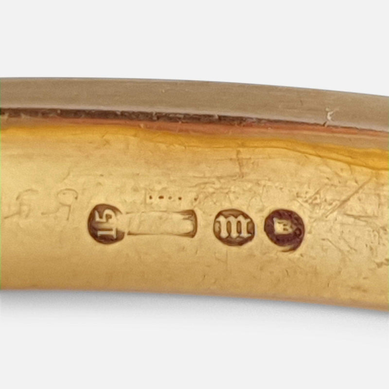 the 15ct gold London hallmarks