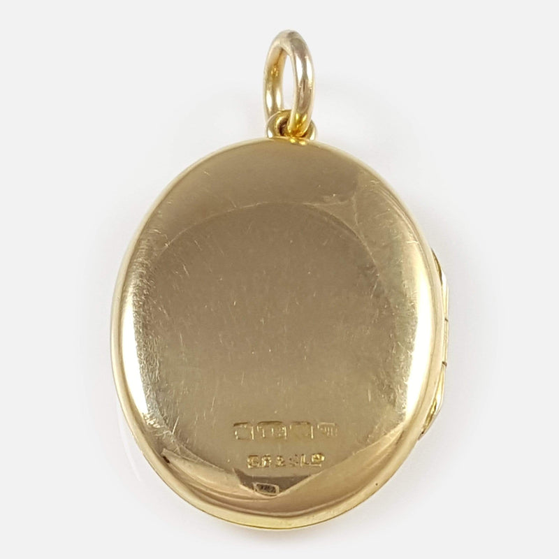 the back of the locket
