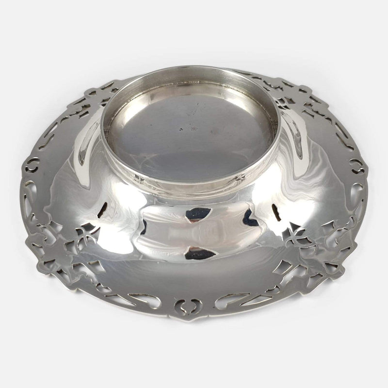 the underneath of the bowl