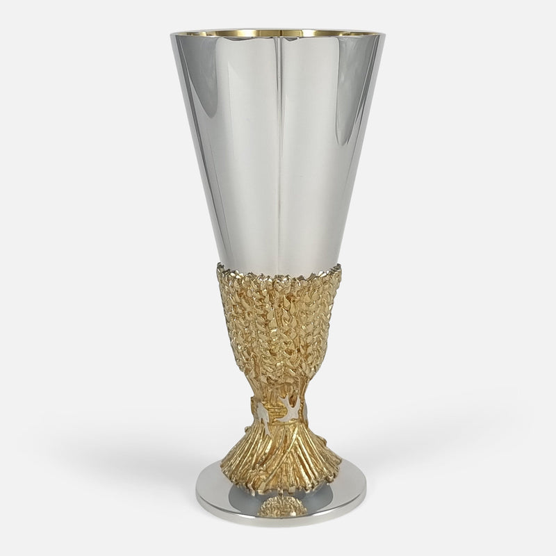 the goblet rotated to be viewed from another angle