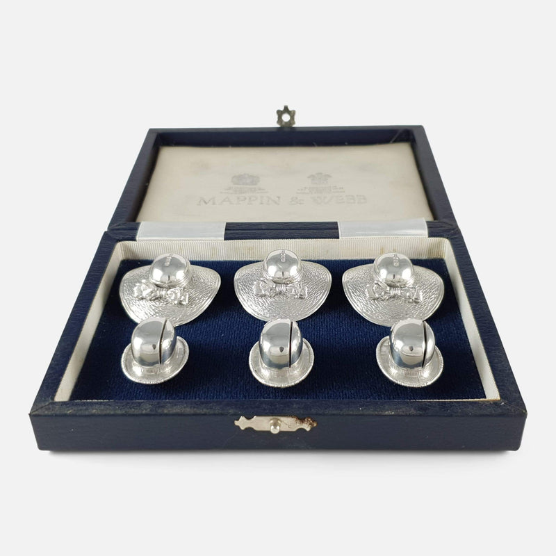 the place card holders in their case