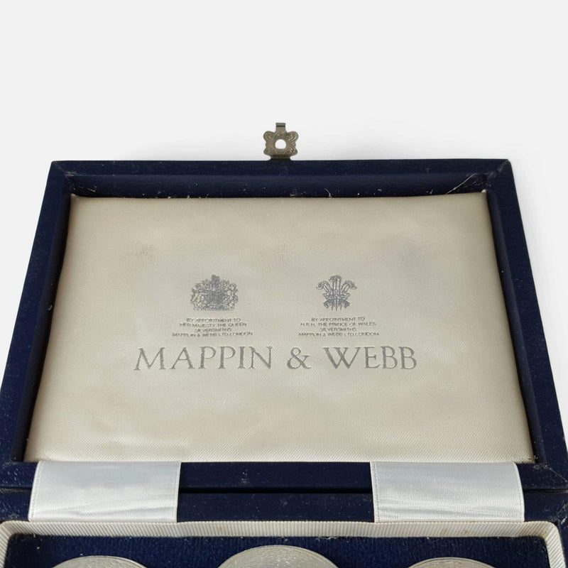 the mappin & webb inscription on the inside of the case