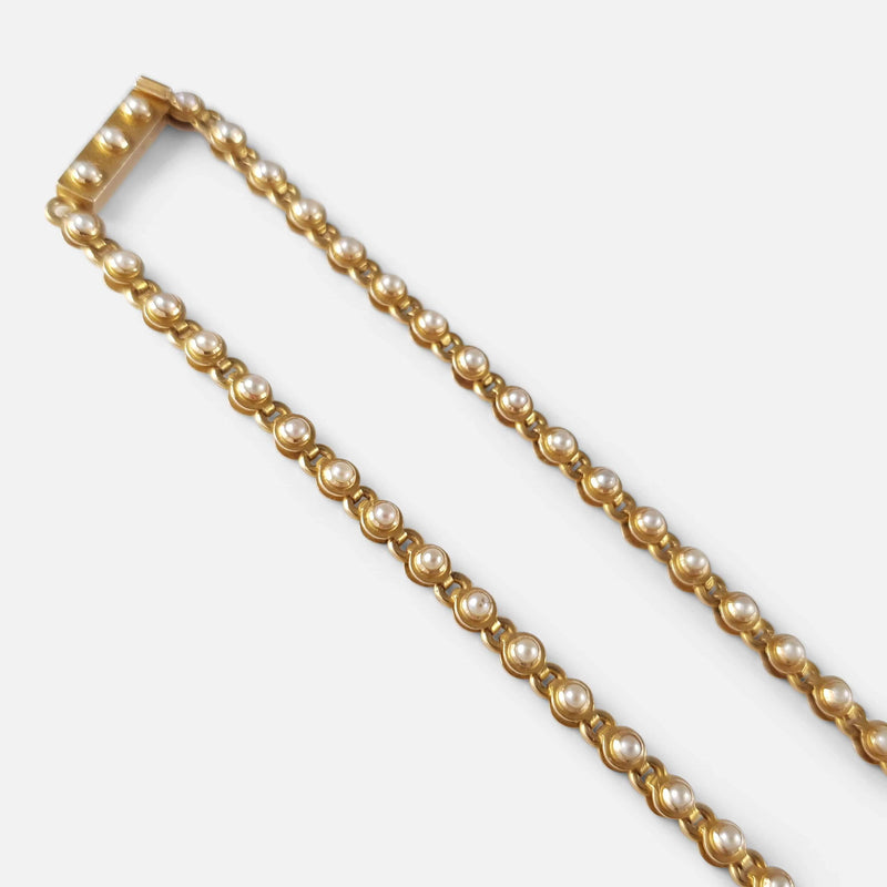 focused on the necklace to include the clasp