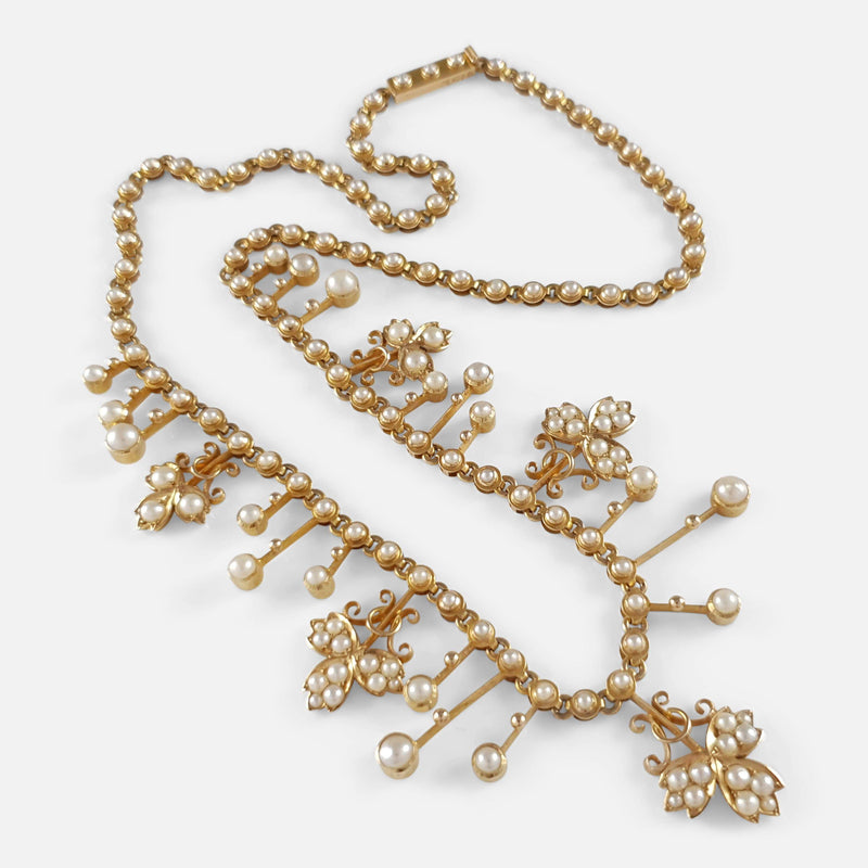 a view of the necklace