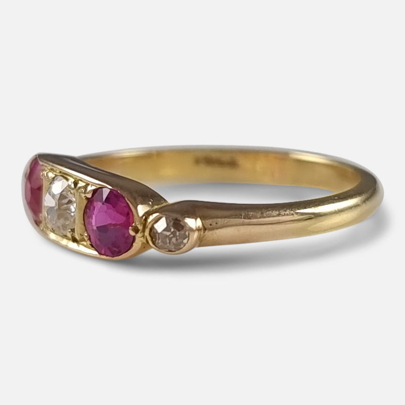 the ring viewed from the right side at a slight angle