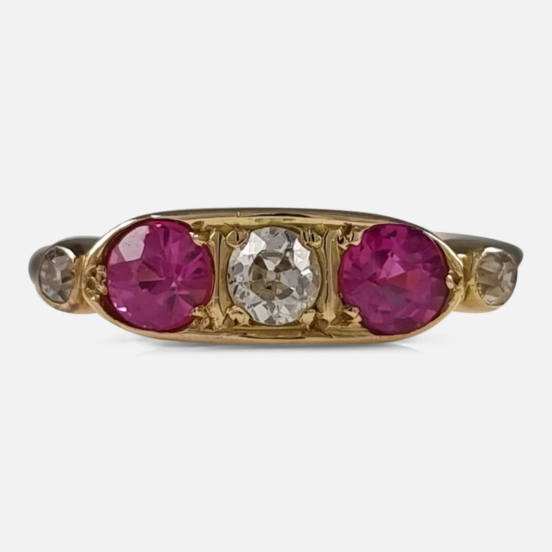 the ring viewed face on from the front