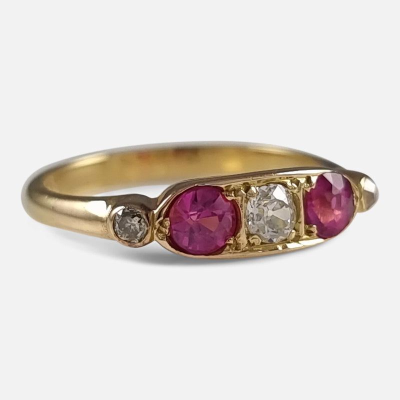 the ring viewed from the left side at a slight angle