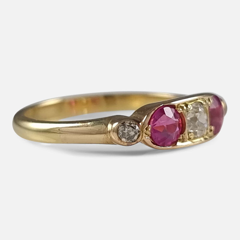 the ring viewed from the left side at a slight angle