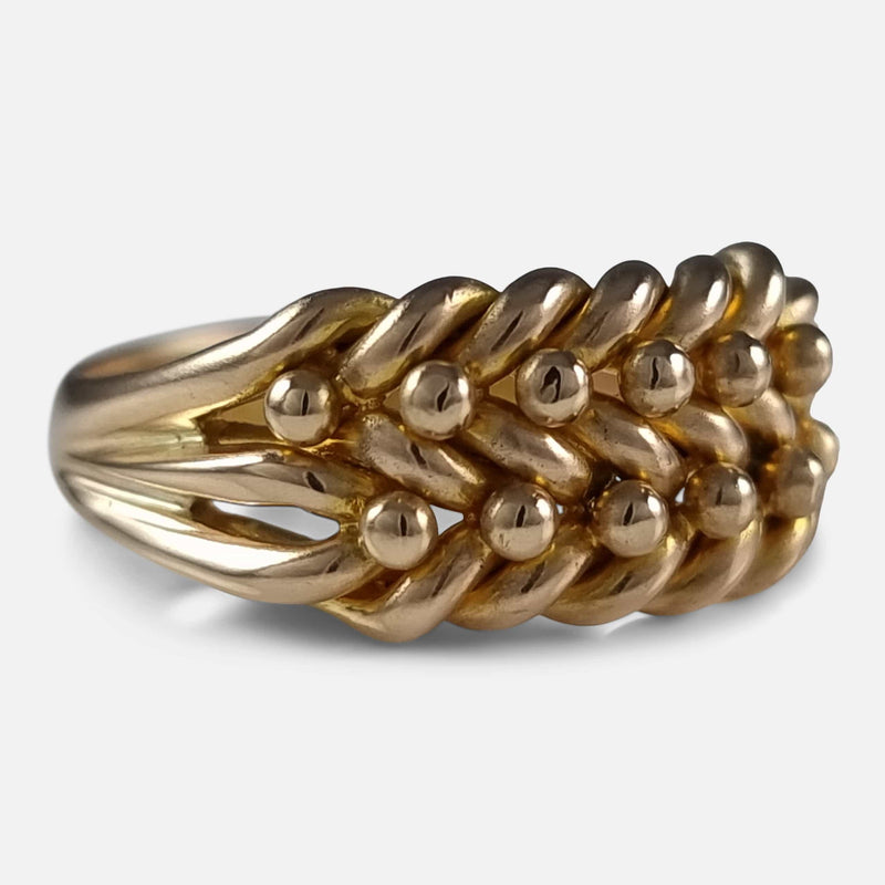 18ct shop keeper ring