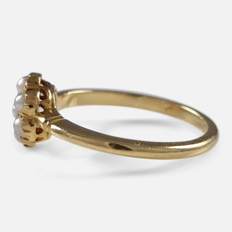 the ring viewed side on