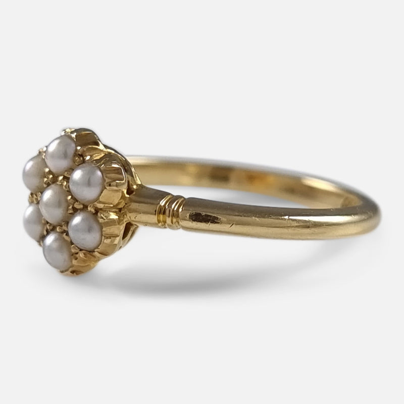 the ring viewed from the right side at a slight angle