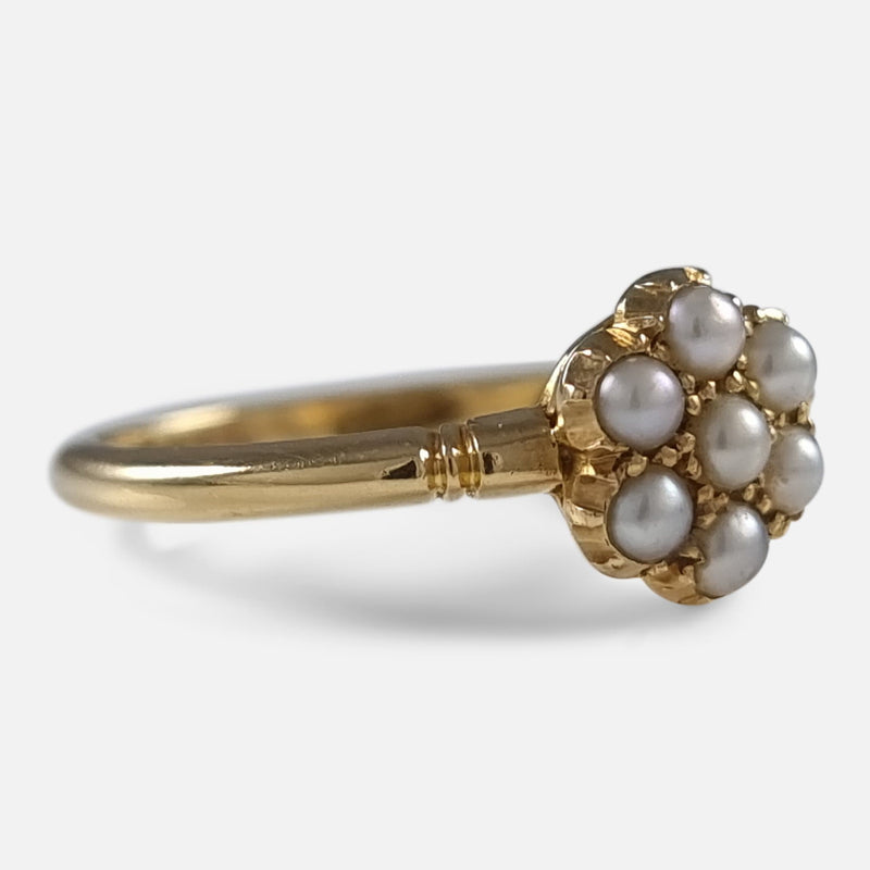 the ring viewed from the left side at a slight angle