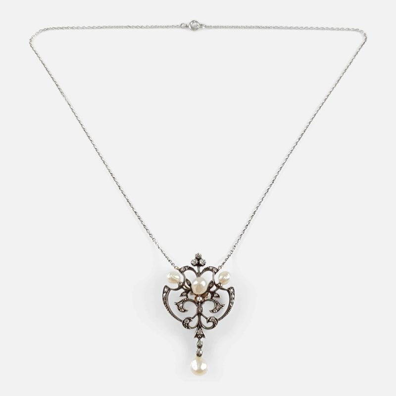 a view of the pendant necklace