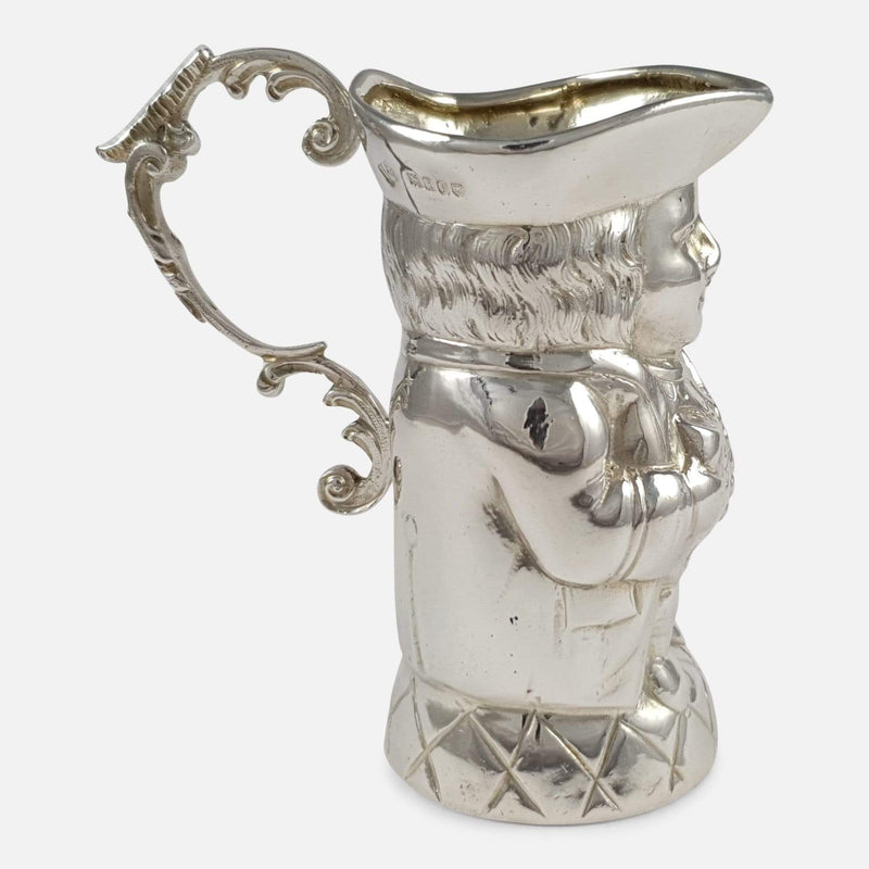 the jug side on