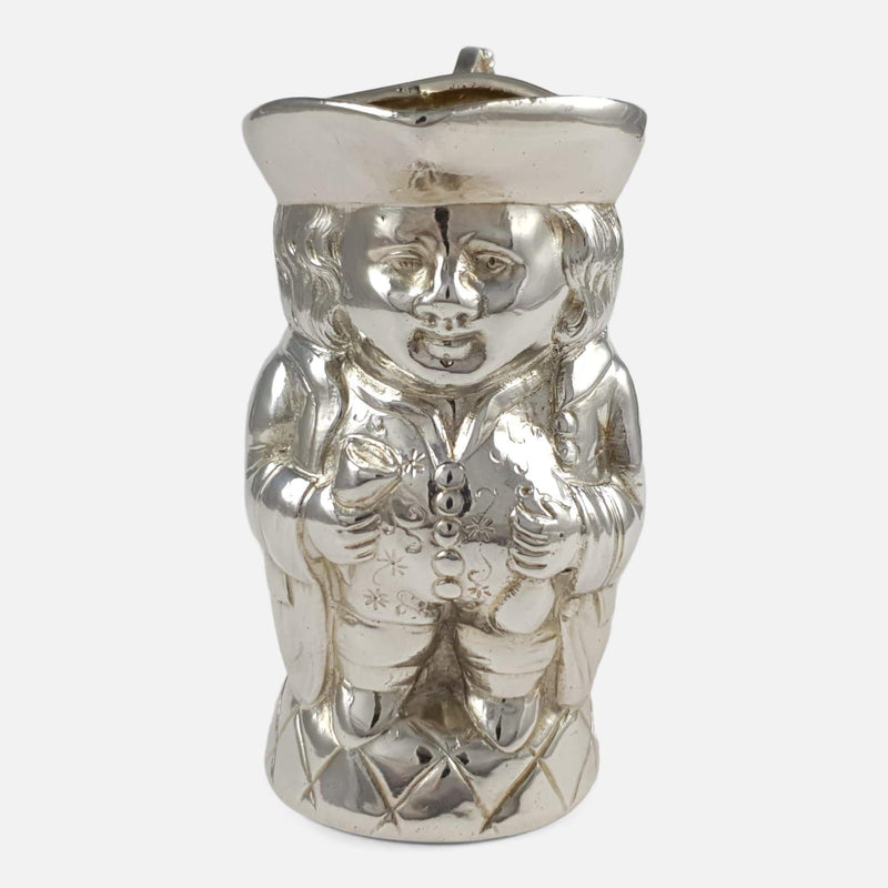 the toby jug viewed from the front