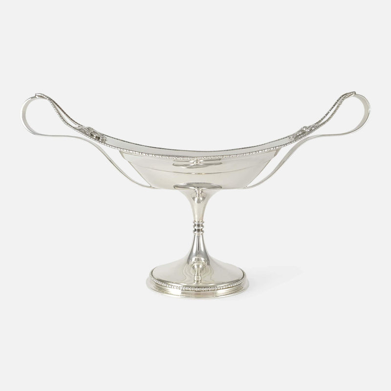 a view of the sterling silver sweetmeat dish