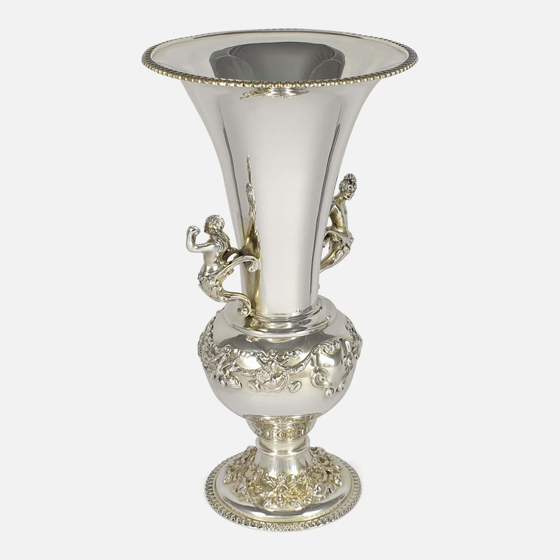 the vase viewed at an angle