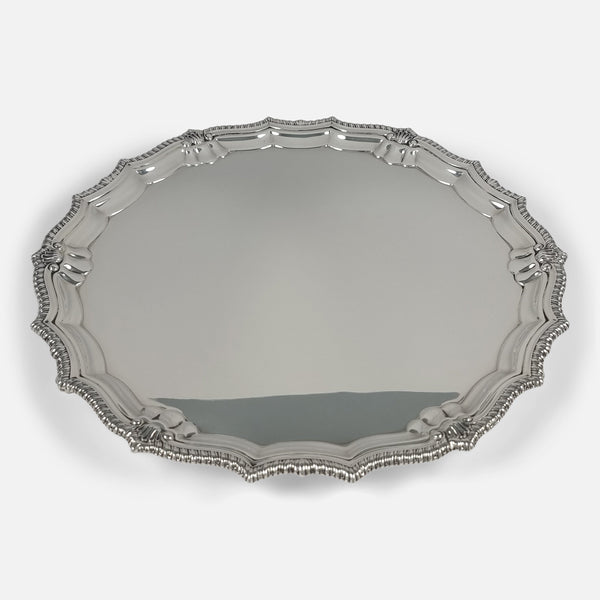 the salver viewed from a raised position