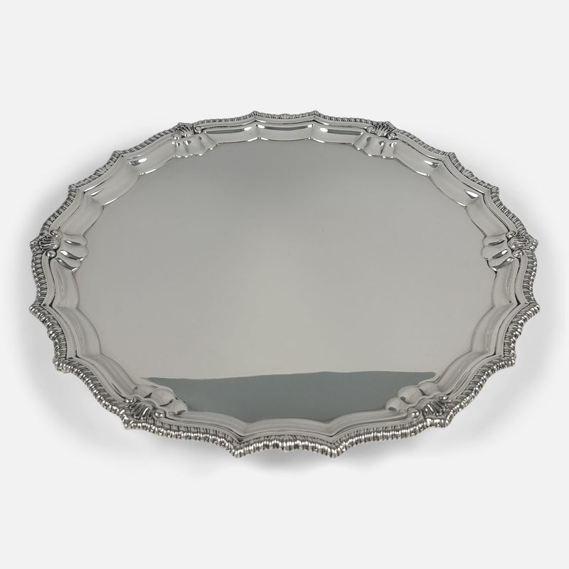 the salver viewed from a raised position