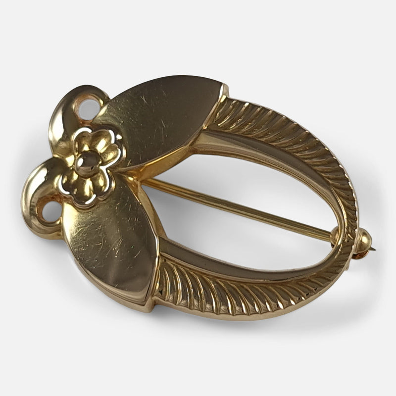 a birds eye view of the brooch
