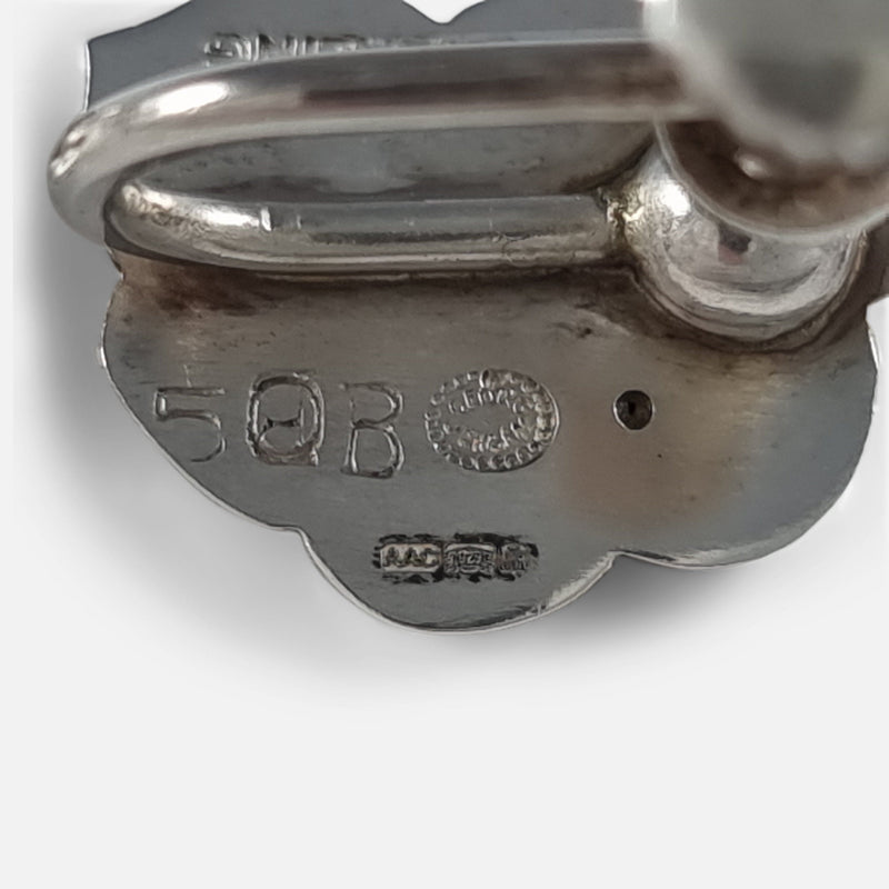 the Georg Jensen makers marks to the back