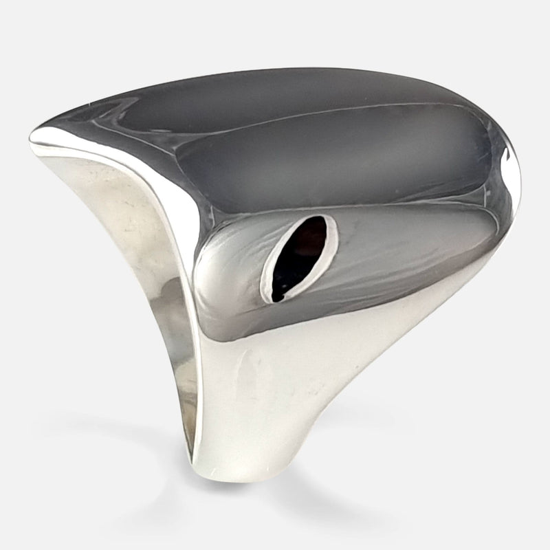 a side on view of the ring