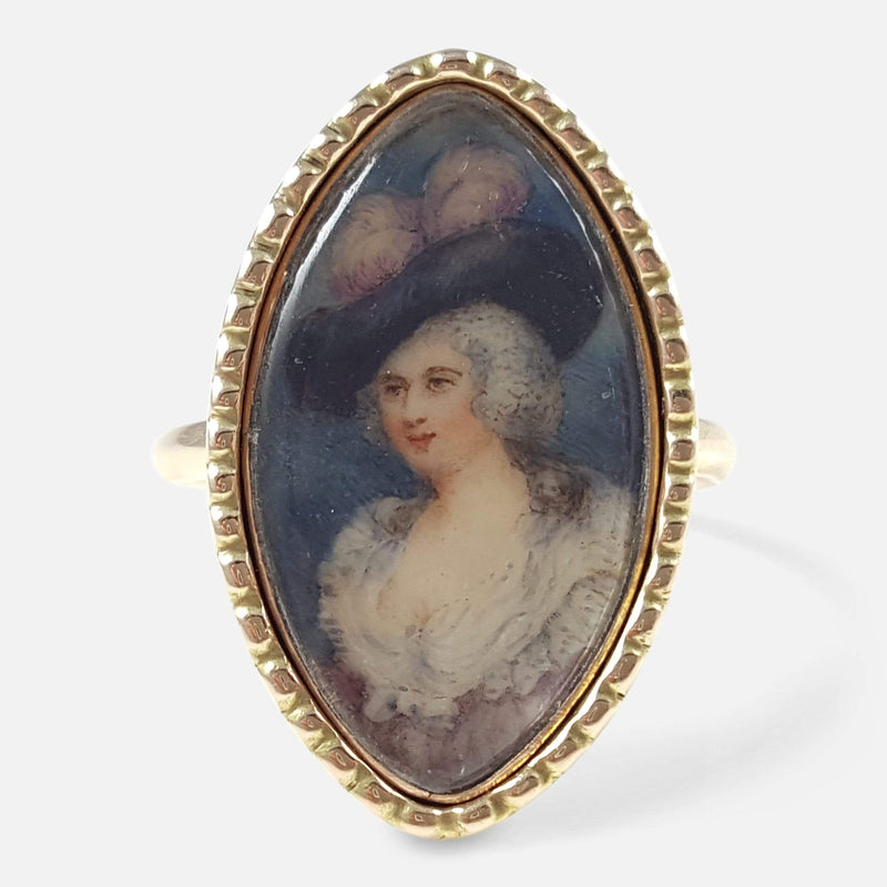 the portrait miniature in view