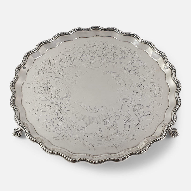 a view of the salver from above