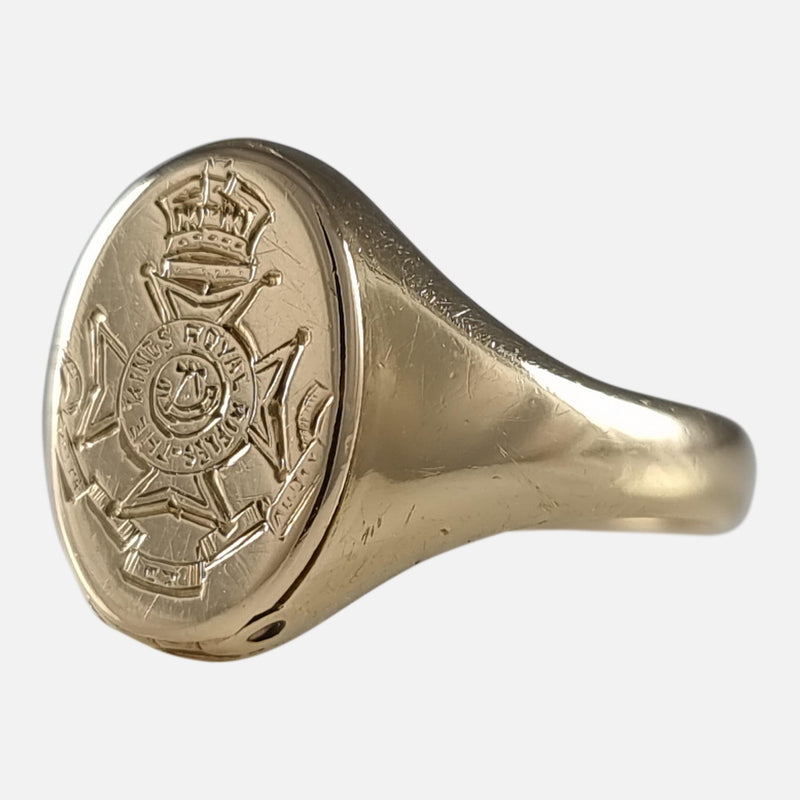 Royal marines signet ring deals