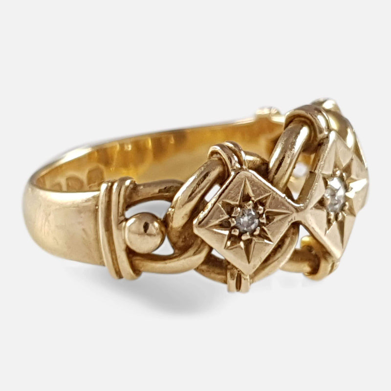 the ring viewed from the left at a slight angle