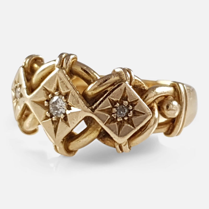 the ring viewed from the right side at a slight angle