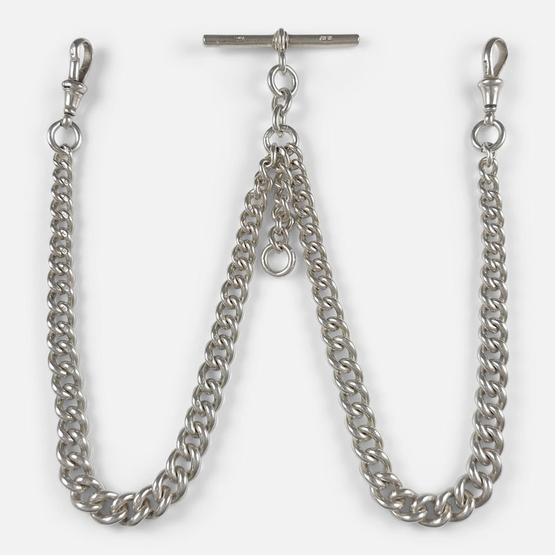 the chain laid out as it was originally intended to be worn