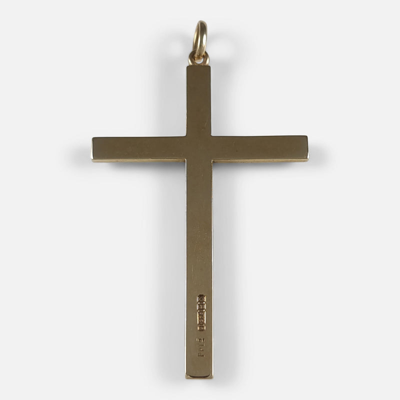 the back of the pendant on view