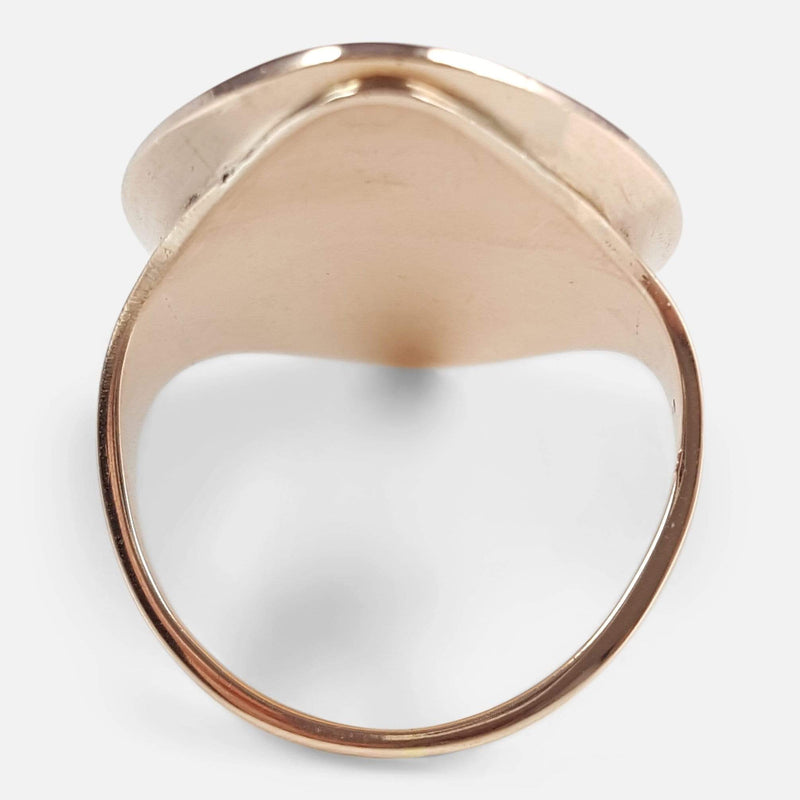 the ring viewed from the back