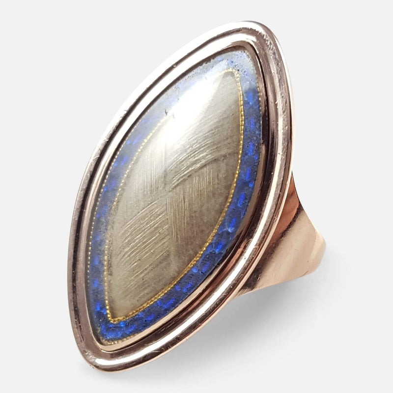 the ring viewed from the right side at a slight angle