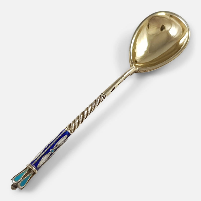 the spoon viewed diagonally