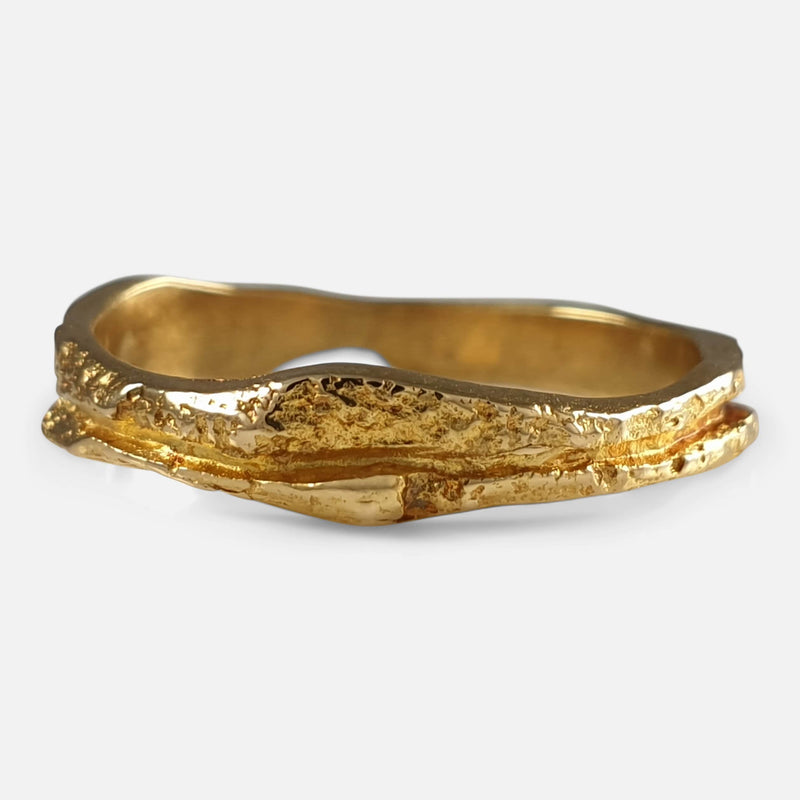 a view of the gold band