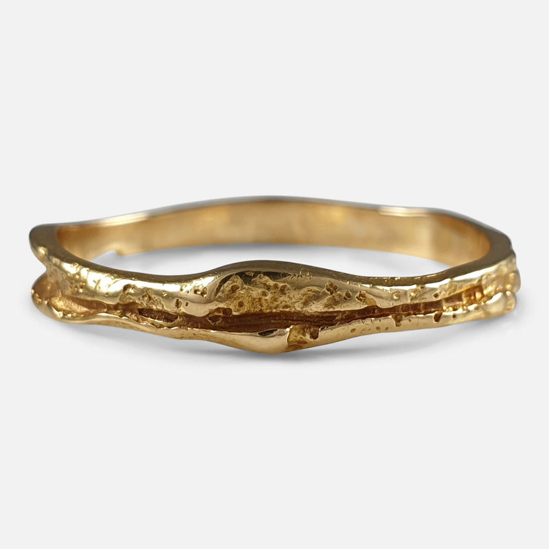 a view of the gold band