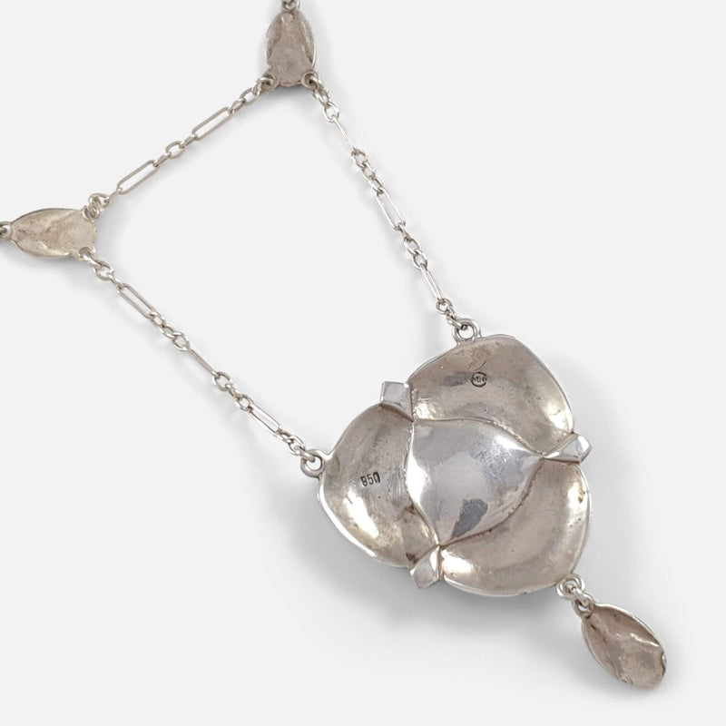 the pendant section from the back