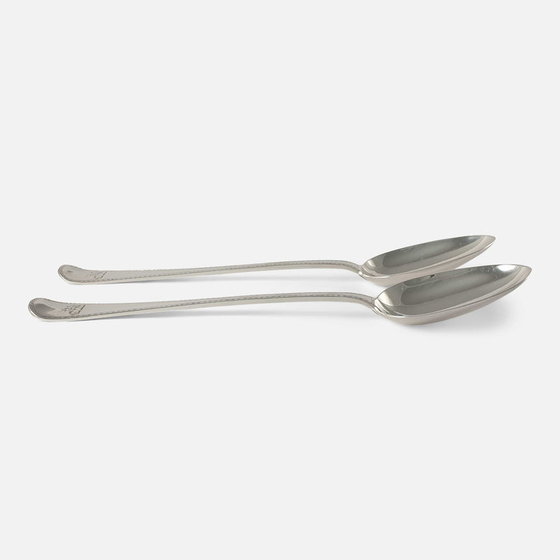 a side on view of the pair of spoons