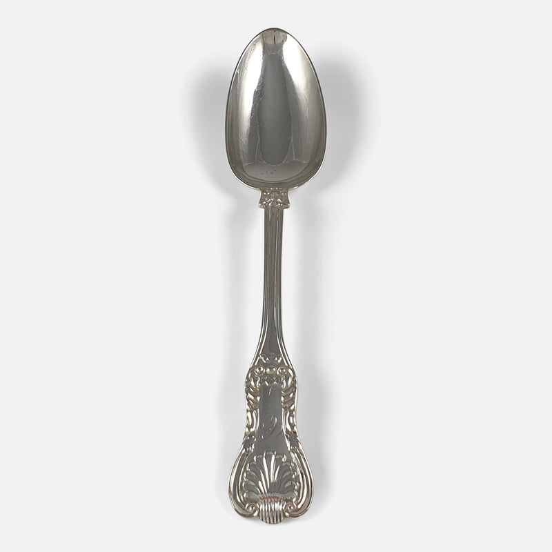 one of the spoons in focus