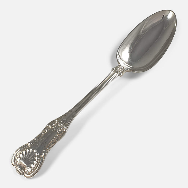 one of the spoons viewed diagonally