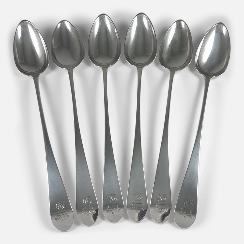 the basting spoons viewed from above