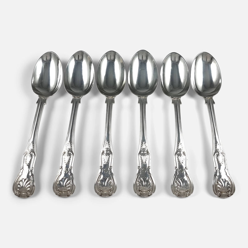 the 6 spoons viewed from a raised position