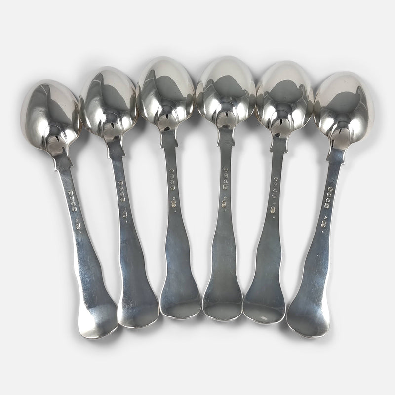 the back of the spoons
