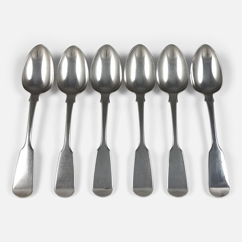 a birds eye view of the silver spoons