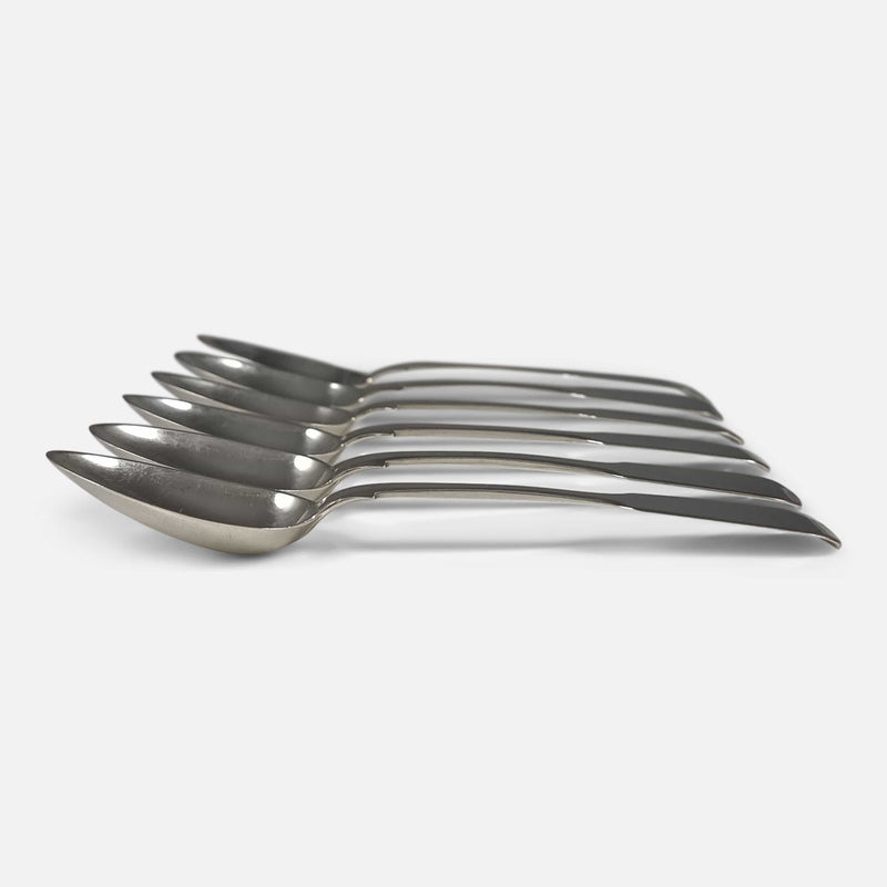 a side on view of the teaspoons