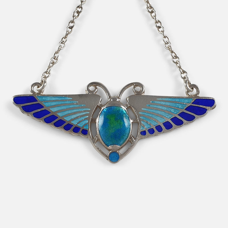 the winged scarab in focus