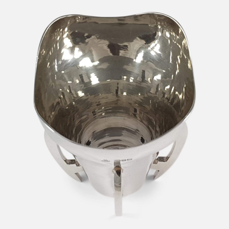 a birds eye view inside the cup